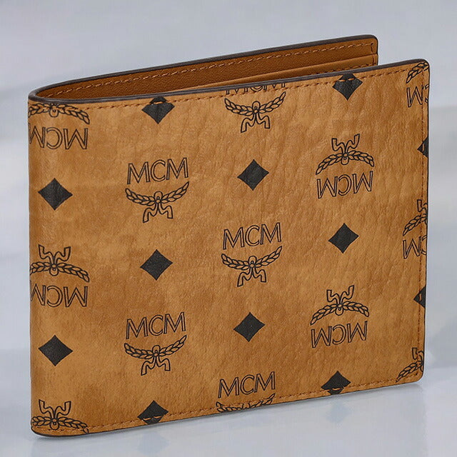 エム シー エム 二つ折り財布 メンズ レディース ブランド MCM MXSAAVI04 ブラウン MXSAAVI04-CO001
