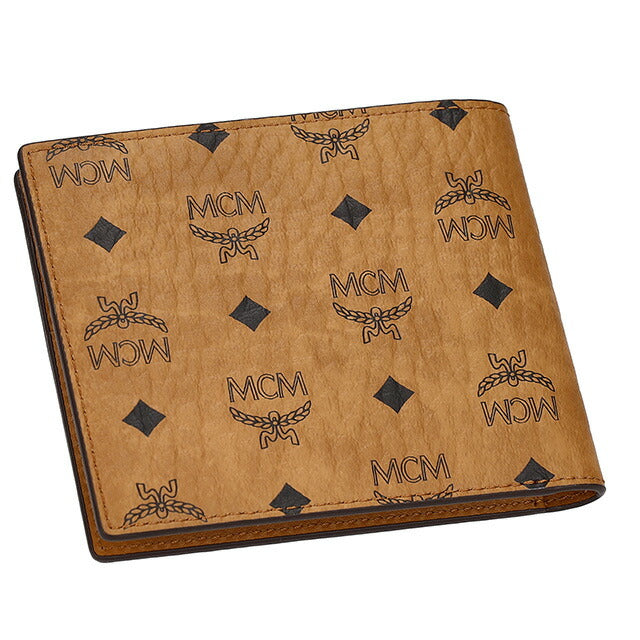 エム シー エム 二つ折り財布 メンズ レディース ブランド MCM MXSAAVI04 ブラウン MXSAAVI04-CO001