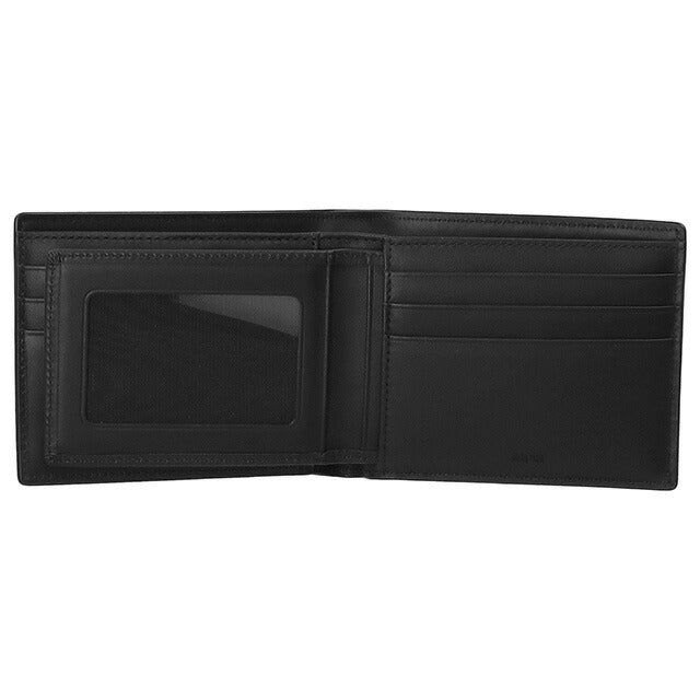 エム シー エム 二つ折り財布 メンズ ブランド MCM レザー MXSEAAC02 ブラック MXSEAAC02-BK001