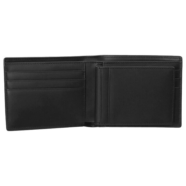 エム シー エム 二つ折り財布 メンズ ブランド MCM レザー MXSEAAC02 ブラック MXSEAAC02-BK001