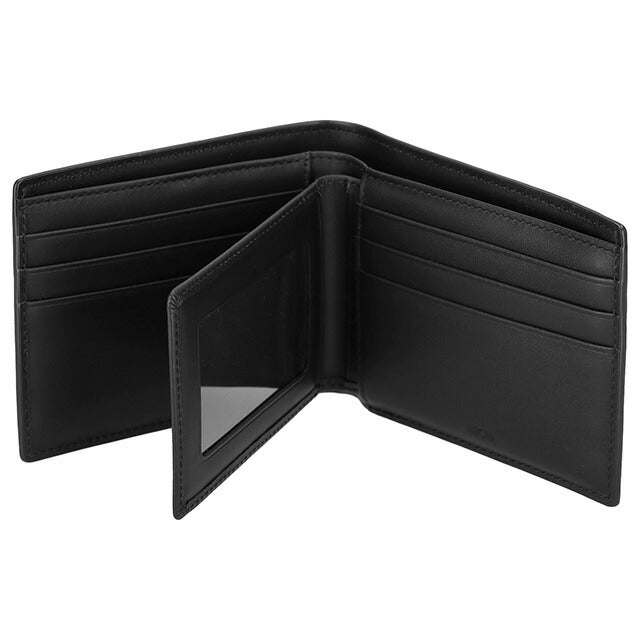 エム シー エム 二つ折り財布 メンズ ブランド MCM レザー MXSEAAC02 ブラック MXSEAAC02-BK001