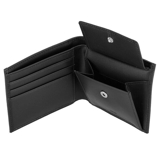 エム シー エム 二つ折り財布 メンズ ブランド MCM MXSEAAC03 ブラック MXSEAAC03-ED001