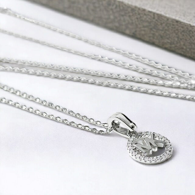 マイケルコース ネックレス MICHAEL KORS ペンダント シルバー925 ジルコニア レディース MKC1108AN040 シルバー アクセサリー 記念品 プレゼント ギフト MKC1108AN040