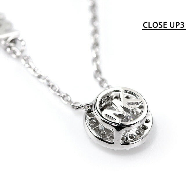 マイケルコース ネックレス MICHAEL KORS パヴェ ハロ ペンダント シルバー925 ジルコニア レディース MKC1208AN040 シルバー アクセサリー 記念品 ギフト MKC1208AN040