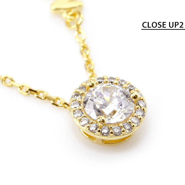 マイケルコース ネックレス MICHAEL KORS パヴェ ハロ ペンダント シルバー925 ジルコニア レディース MKC1208AN710 ゴールド アクセサリー 記念品 ギフト MKC1208AN710