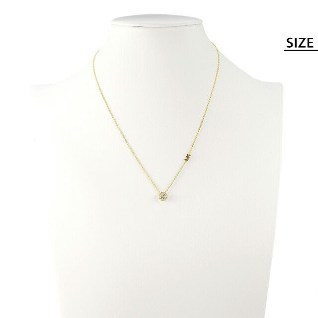 マイケルコース ネックレス MICHAEL KORS パヴェ ハロ ペンダント シルバー925 ジルコニア レディース MKC1208AN710 ゴールド アクセサリー 記念品 ギフト MKC1208AN710