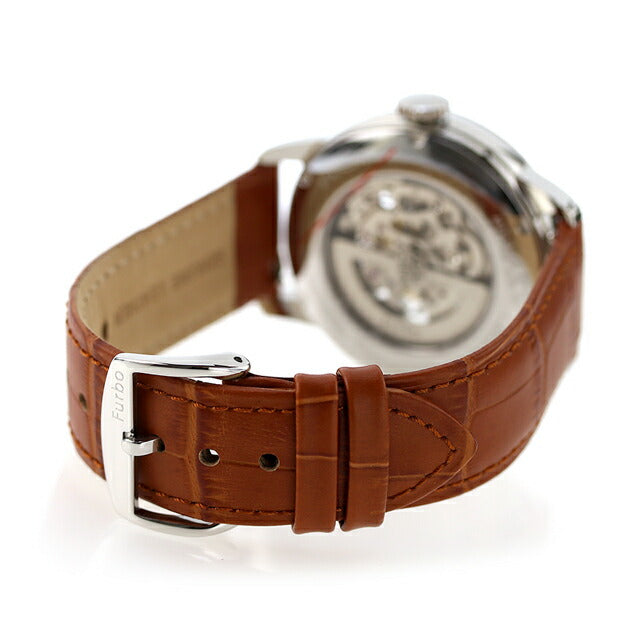 フルボ デザイン GEAR 自動巻き 腕時計 ブランド メンズ オープンハート Furbo Design NF04W-SSGR グリーン スケルトン NF04W-SSGR