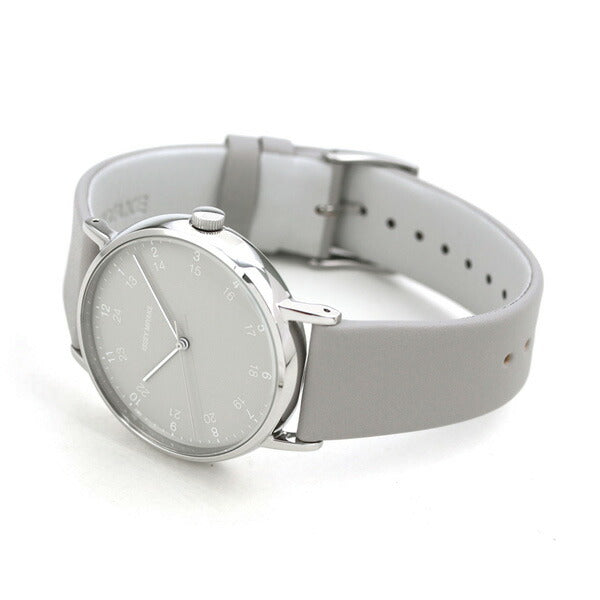 イッセイミヤケ f エフ 日本製 革ベルト 39mm メンズ 腕時計 ブランド NYAJ005 ISSEY MIYAKE グレー 時計 プレゼント ギフト NYAJ005