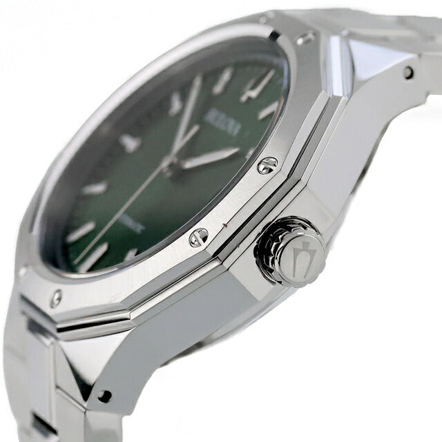 アウトレット ブローバ クラシック 自動巻き 腕時計 ブランド メンズ BULOVA 96B464 アナログ グリーン OL-96B464