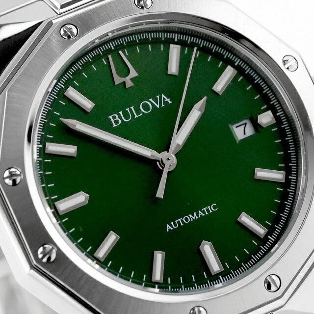 アウトレット ブローバ クラシック 自動巻き 腕時計 ブランド メンズ BULOVA 96B464 アナログ グリーン OL-96B464