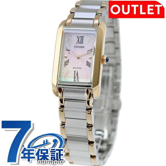 Outlet Citizen L Eco-Drive Watch Brand Ladies Solar CITIZEN L EW5624-54Y Analog Pink Shell Gold OL-EW5624-54Y