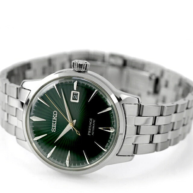 アウトレット セイコー プレザージュ Cocktail Time 自動巻き 腕時計 ブランド メンズ SEIKO PRESAGE SARY271 アナログ グリーン 日本製 OL-SARY271