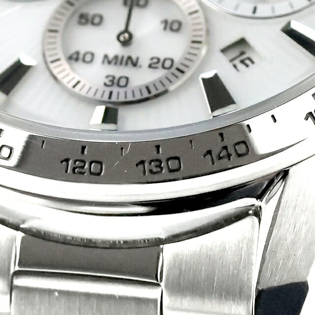 アウトレット セイコーセレクション Sシリーズ ソーラー 腕時計 ブランド メンズ クロノグラフ SEIKO SELECTION SBPY179 アナログ ホワイト 白 OL-SBPY179