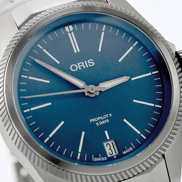 アウトレット オリス 腕時計 プロパイロット X キャリバー400 39mm 01 400 7778 7155-07 7 20 01TLC ORIS 時計 自動巻き チタン 新品 OL-400-7778-7155MB