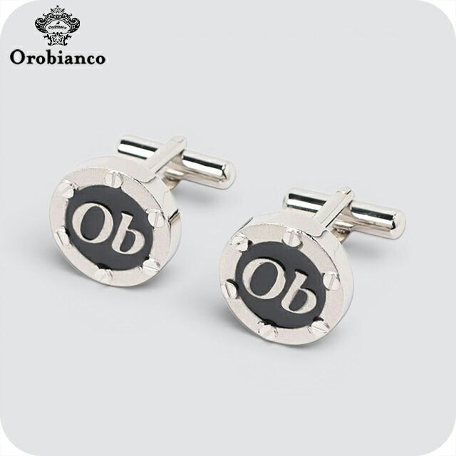 オロビアンコ カフス ブランド Orobianco ORC540A シルバー ブラック アクセサリー ORC540A