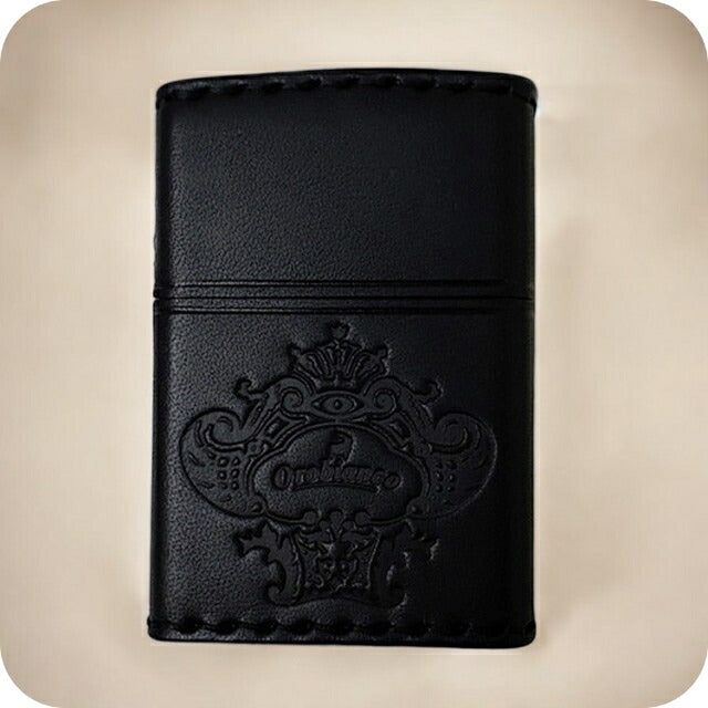オロビアンコ ライター メンズ レディース ブランド Orobianco 真鍮、牛革 ZIPPO 革巻き ORZ-001 BK ブラック 小物 ORZ-001-BK