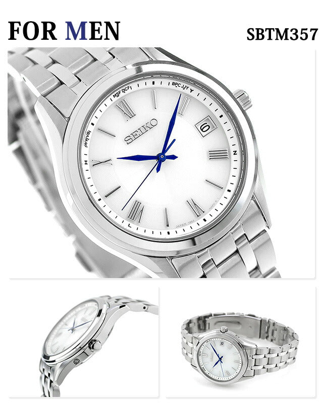 Pair Watch Seiko Selection Radio Solar Couple Couple Anniversary Men&