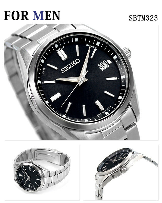 配对观看Seiko Selects Distribles Limite Model Radio Solar Moder夫妇夫妇夫妇夫妇男子女性观看个性化雕刻精选Seiko Selection SBTM323 SWFH125年龄庆典庆祝活动礼物配对 -  Seiko73