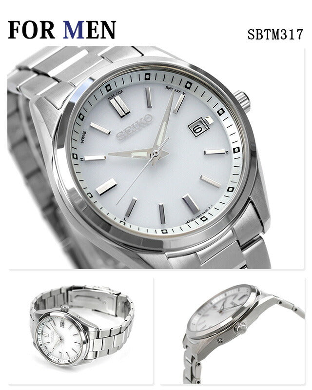 配对观看Seiko Selects Distribles Limite Model Radio Solar Moder夫妇夫妇夫妇夫妇男子女性观看个性化雕刻精选Seiko选择SBTM317 SWFH126年龄庆典庆祝活动礼物配对 -  Seiko77