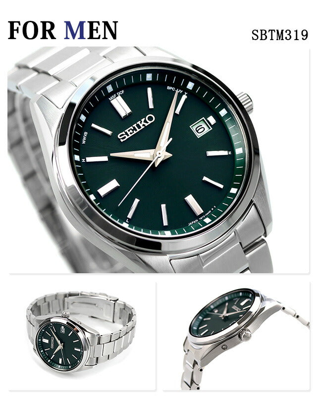 配对观看Seiko Selects Distribles Limited Model Radio docure Solar Visov Mody夫妇夫妇男子女性观看个性化雕刻Seiko Seeiko Selection SBTM319 SWFH125到来的年龄庆典庆祝活动礼物配对 -  Seiko79