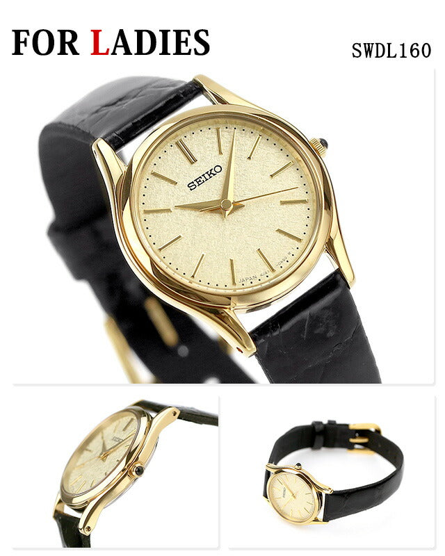 配对观看Seiko Dolce和Exceline夫妇夫妇周年纪念男子女士手表品牌名称刻有Seiko Pair-Seiko99
