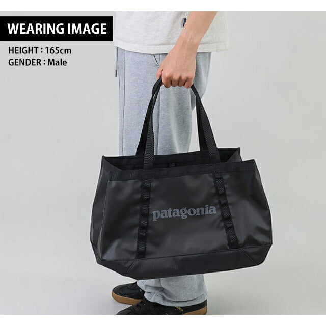 パタゴニア トートバッグ メンズ レディース ブランド PATAGONIA BLACK HOLE TOTE 25L 49032 ブラック PATA-49032-BK