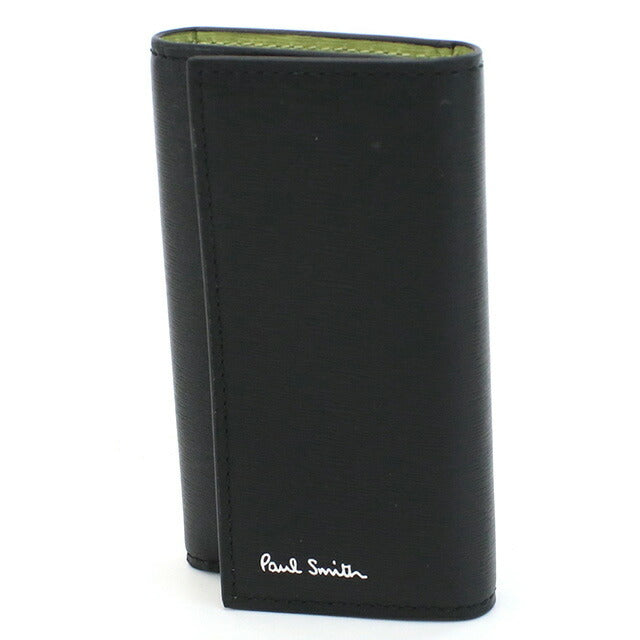 ポール・スミス 6連キーケース メンズ ブランド Paul Smith レザー イタリア M1A1981 BLACK ブラック 小物 PAUM1A1981141