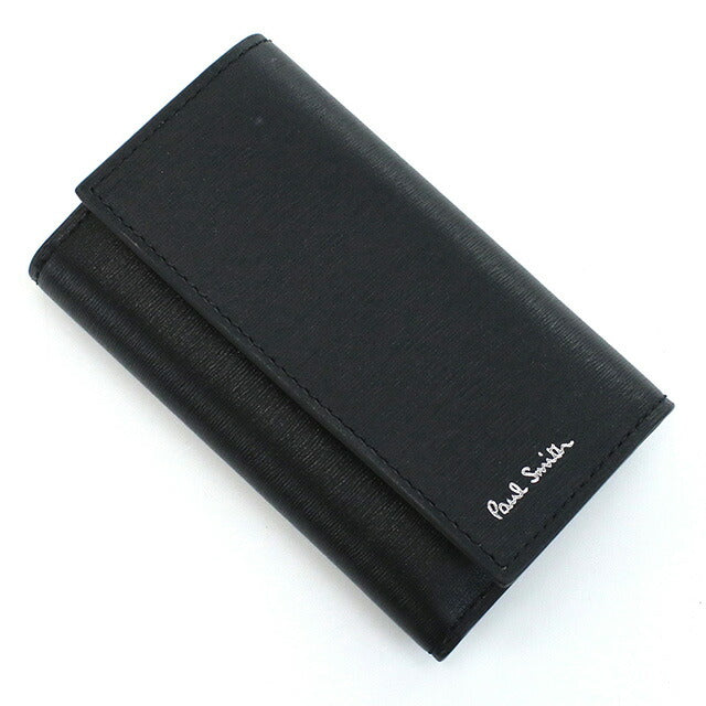 ポール・スミス 6連キーケース メンズ ブランド Paul Smith レザー イタリア M1A1981 BLACK ブラック 小物 PAUM1A1981141