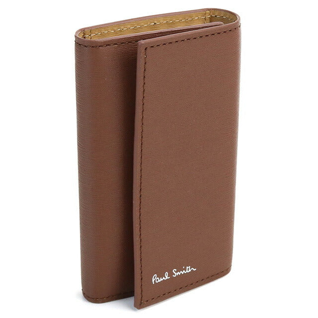ポール・スミス 6連キーケース メンズ ブランド Paul Smith レザー イタリア M1A1981 BROWN ブラウン系 小物 PAUM1A1981151