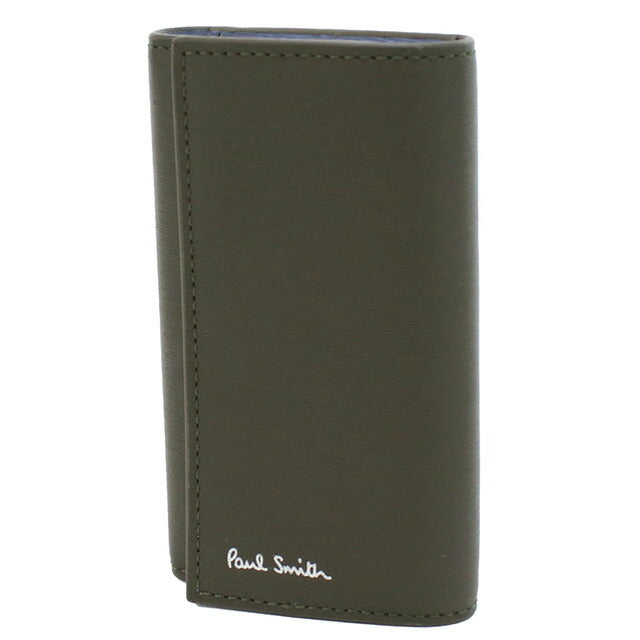 ポール・スミス 6連キーケース メンズ ブランド Paul Smith レザー イタリア M1A1981 グレー系 小物 PAUM1A1981161