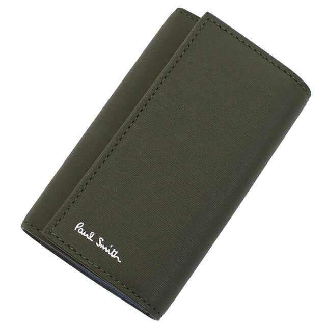 ポール・スミス 6連キーケース メンズ ブランド Paul Smith レザー イタリア M1A1981 グレー系 小物 PAUM1A1981161