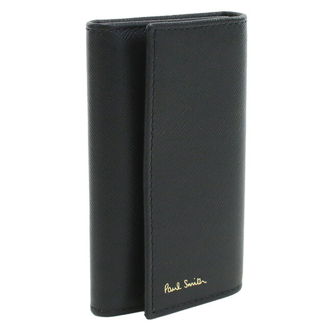 ポール・スミス 6連キーケース メンズ ブランド レザー イタリア M1A1981X BLACK ブラック 小物 PAUM1A1981X021
