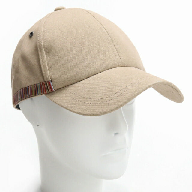 ポール・スミス キャップ メンズ コットン100% M1A385F BEIGE ベージュ系 小物 PAUM1A385FA011