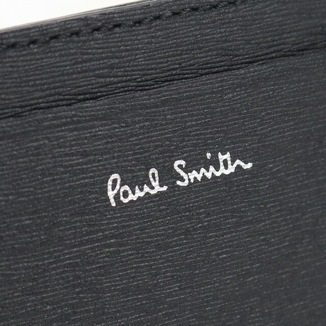 ポール・スミス カードケース メンズ ブランド Paul Smith レザー イタリア M1A4768 BLACK ブラック 財布 PAUM1A4768031