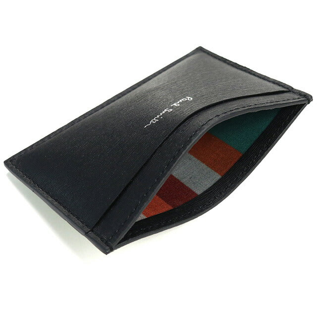 ポール・スミス カードケース メンズ ブランド Paul Smith レザー イタリア M1A4768 BLACK ブラック 財布 PAUM1A4768031