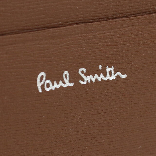ポール・スミス カードケース メンズ ブランド Paul Smith レザー イタリア M1A4768 BROWN ブラウン系 財布 PAUM1A4768041