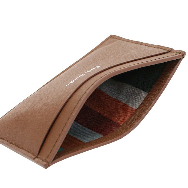 ポール・スミス カードケース メンズ ブランド Paul Smith レザー イタリア M1A4768 BROWN ブラウン系 財布 PAUM1A4768041
