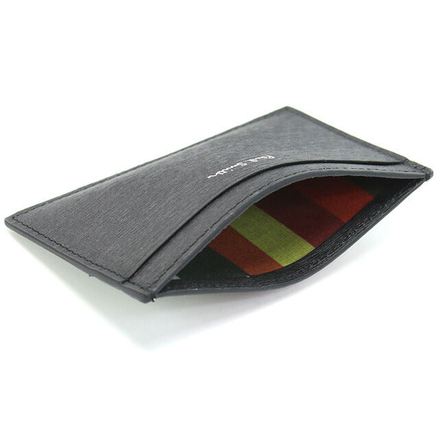 ポール・スミス カードケース メンズ ブランド Paul Smith レザー イタリア M1A4768 BLACK ブラック 財布 PAUM1A4768061
