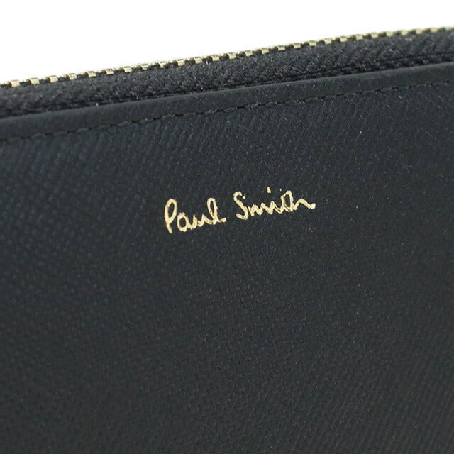 ポール・スミス 長財布ラウンドファスナー メンズ ブランド レザー イタリア M1A4778X BLACK ブラック 財布 PAUM1A4778X051