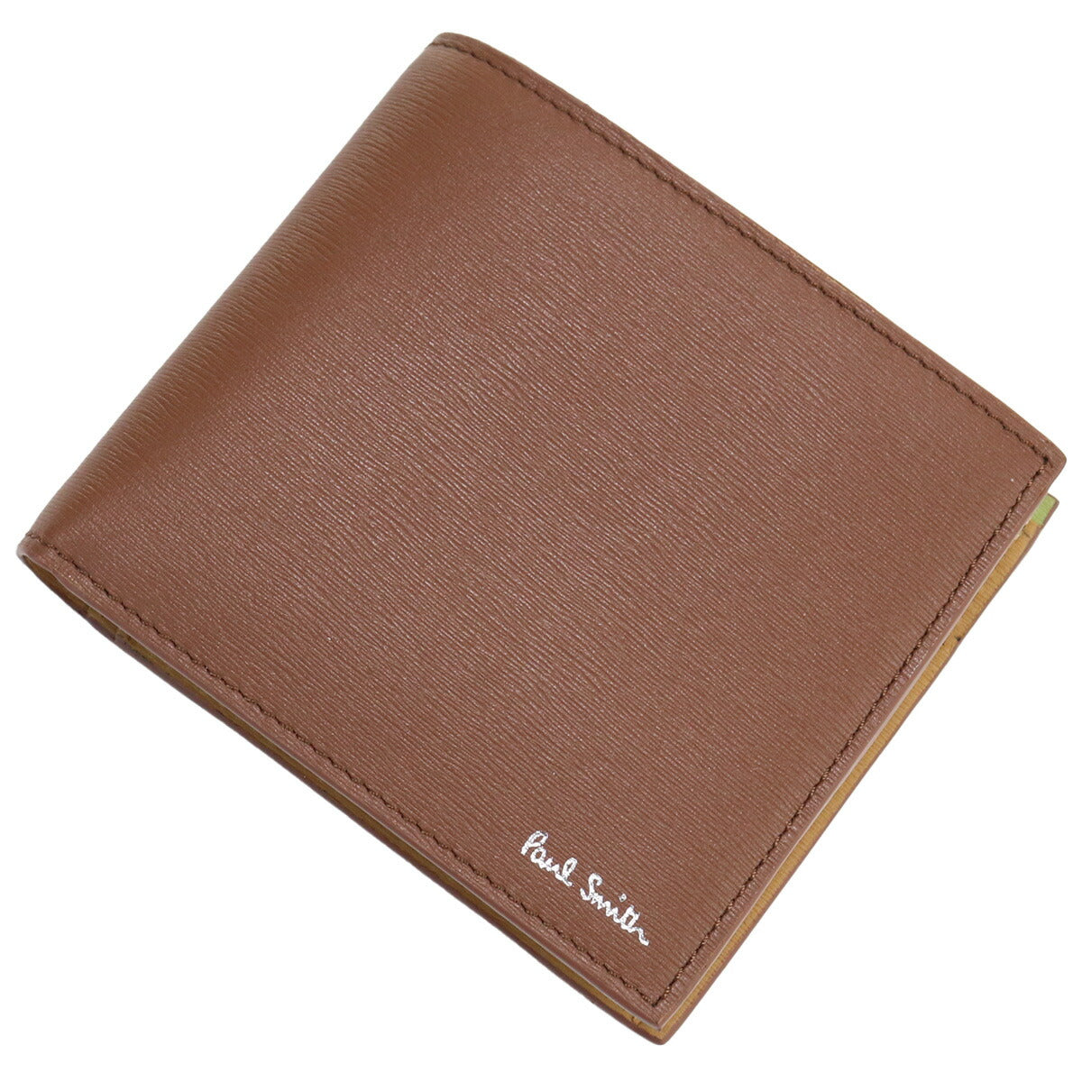 ポール・スミス 二折財布小銭入付き メンズ レザー イタリア M1A4833 BROWN ブラウン系 財布 PAUM1A4833241