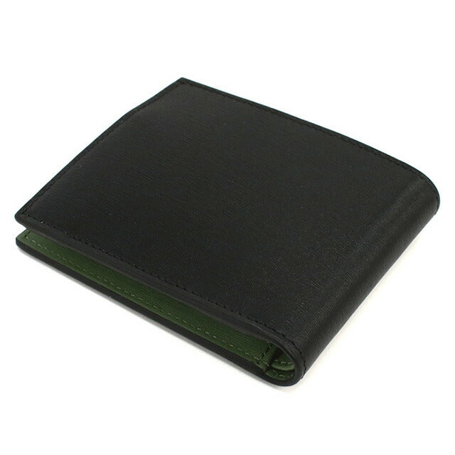 ポール・スミス 二折財布小銭入付き メンズ ブランド Paul Smith レザー イタリア M1A4833 BLACK ブラック 財布 PAUM1A4833321
