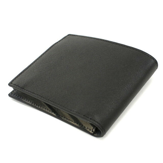 ポール・スミス 二折財布小銭入付き メンズ ブランド Paul Smith PHBALL レザー M1A4833 ブラック 財布 PAUM1A4833331