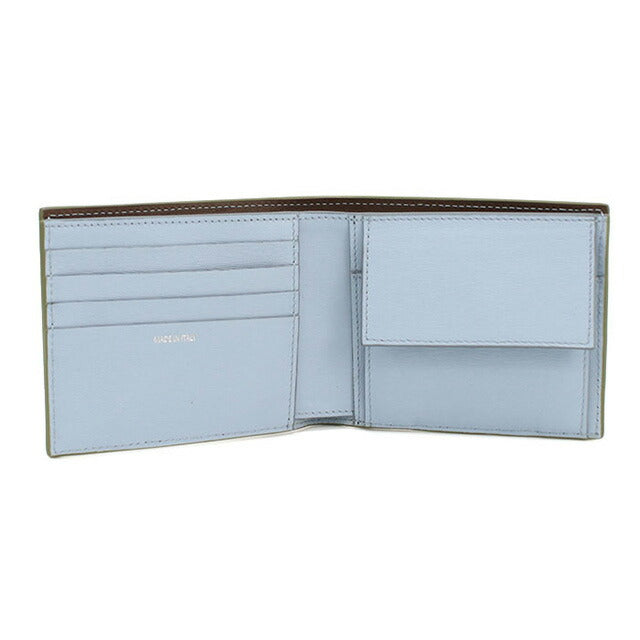 ポール・スミス 二折財布小銭入付き メンズ ブランド Paul Smith レザー M1A4833 カーキ 財布 PAUM1A4833351