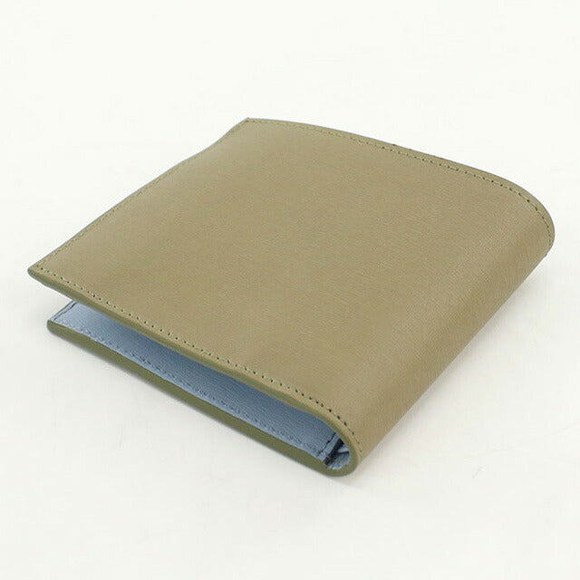 ポール・スミス 二折財布小銭入付き メンズ ブランド Paul Smith レザー M1A4833 カーキ 財布 PAUM1A4833351