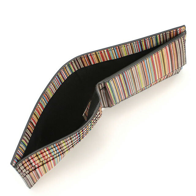 ポール・スミス 二折財布小銭入付き メンズ ブランド Paul Smith レザー M1A4833 ブラック 財布 PAUM1A4833371