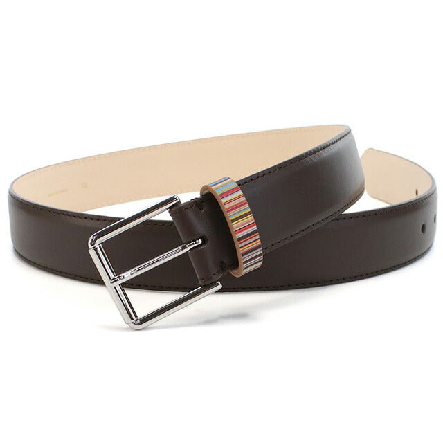 ポール・スミス ベルト メンズ ブランド Paul Smith レザー スペイン M1A4950 DARK BROWN ブラウン系 小物 選べるモデル PAUM1A4950B