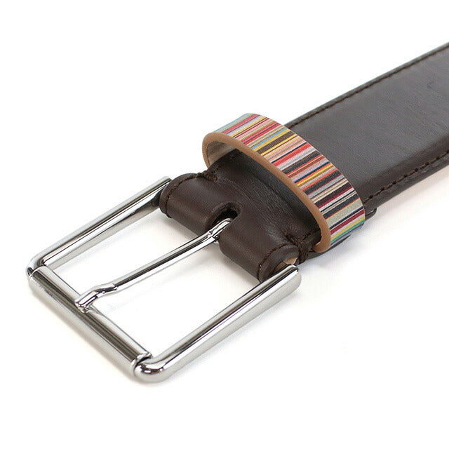 ポール・スミス ベルト メンズ ブランド Paul Smith レザー スペイン M1A4950 DARK BROWN ブラウン系 小物 選べるモデル PAUM1A4950B
