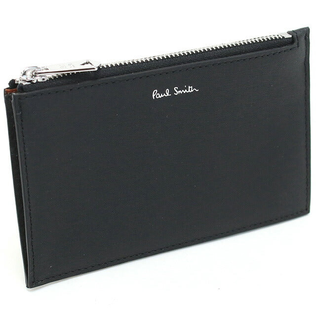 ポール・スミス 小銭入れ メンズ ブランド Paul Smith レザー イタリア M1A6136 BLACK ブラック 財布 PAUM1A6136021
