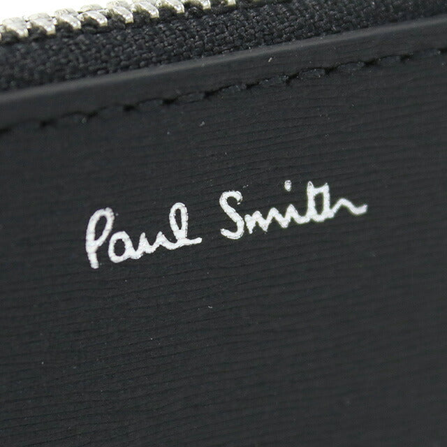 ポール・スミス 小銭入れ メンズ ブランド Paul Smith レザー イタリア M1A6136 BLACK ブラック 財布 PAUM1A6136021