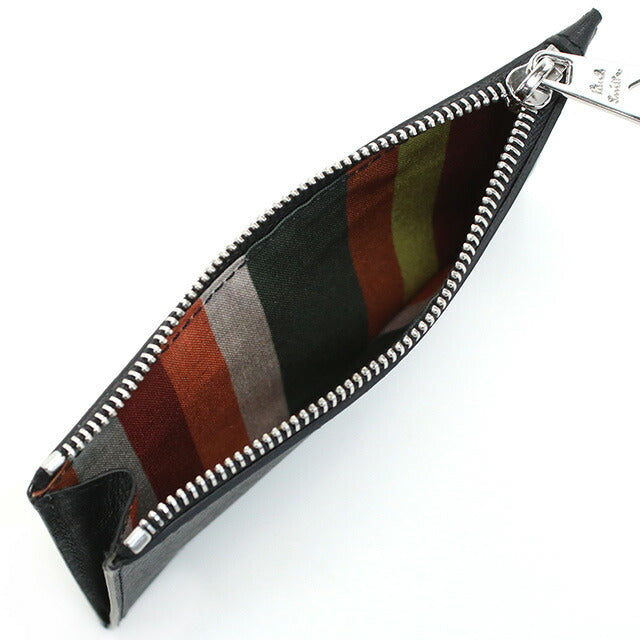 ポール・スミス 小銭入れ メンズ ブランド Paul Smith レザー イタリア M1A6136 BLACK ブラック 財布 PAUM1A6136021